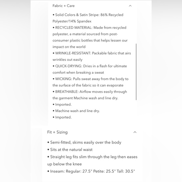 Athleta Deep Blue Ankle Pants - Picture 5 of 7